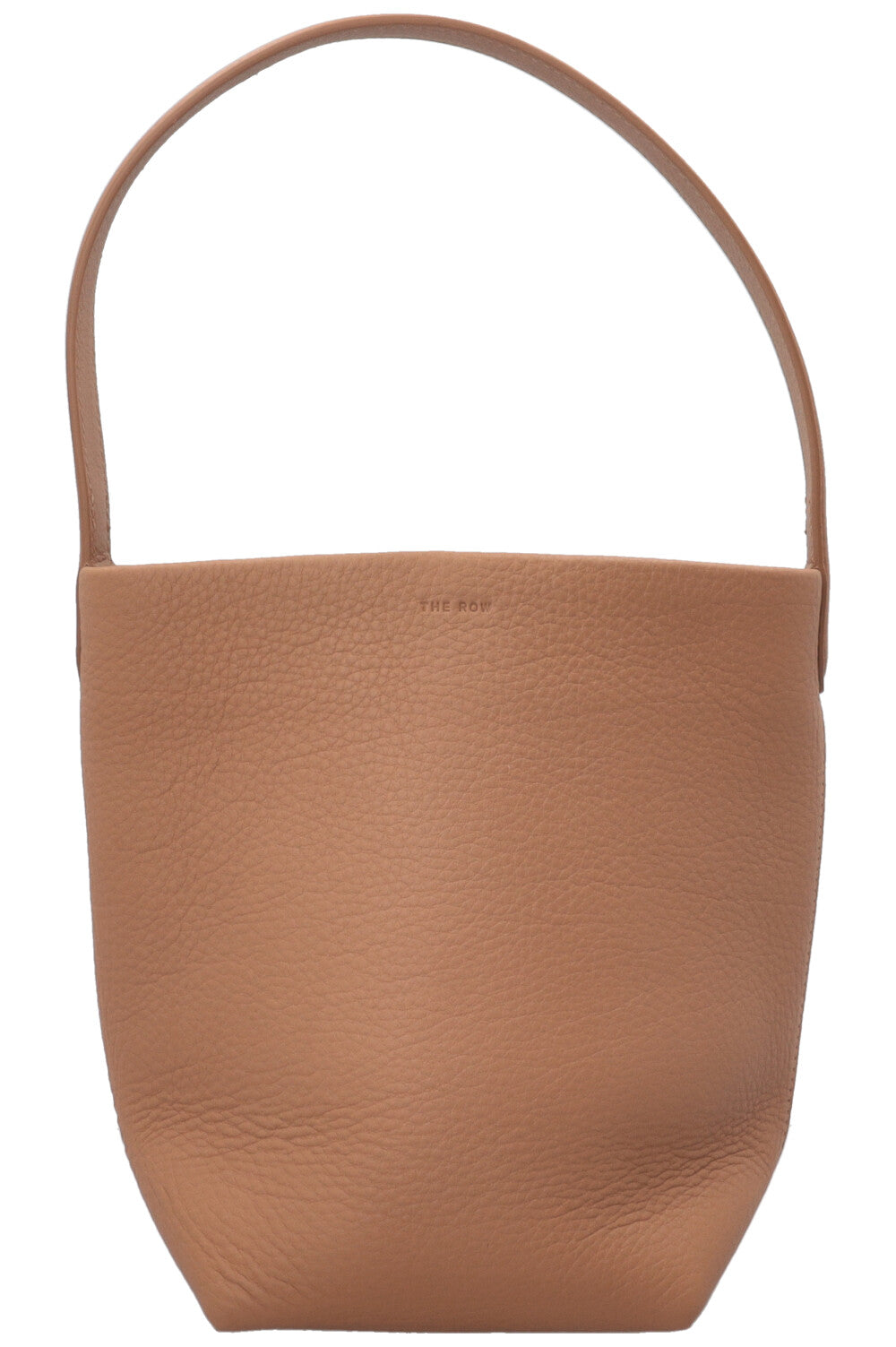 THE ROW Small N/S Park Bucket Bag Leather Beige
