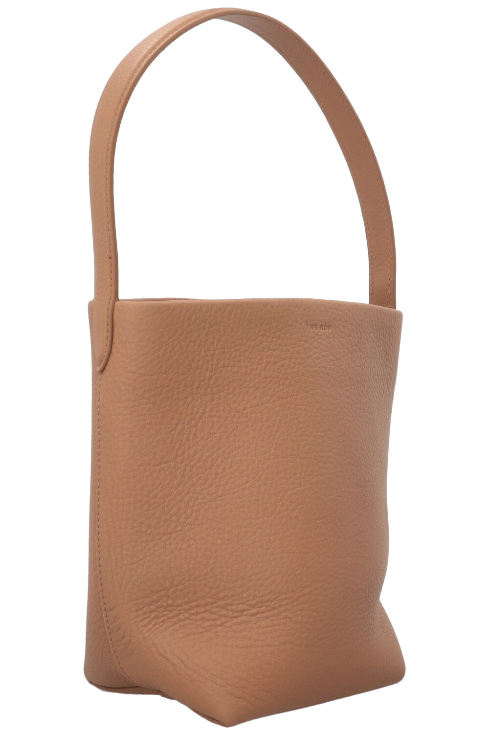 THE ROW Small N/S Park Bucket Bag Leather Beige