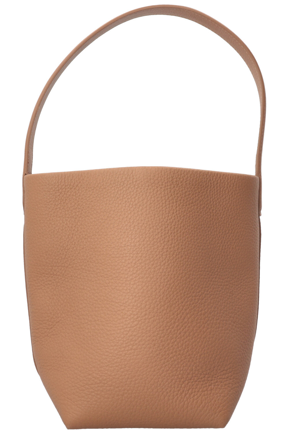 THE ROW Small N/S Park Bucket Bag Leather Beige