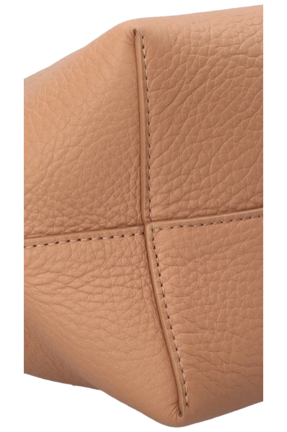 THE ROW Small N/S Park Bucket Bag Leather Beige