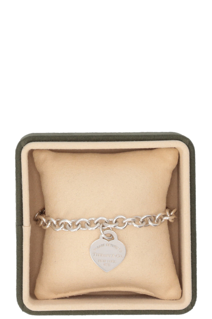 TIFFANY&CO. Return to Tiffany Heart Chain Bracelet Silver