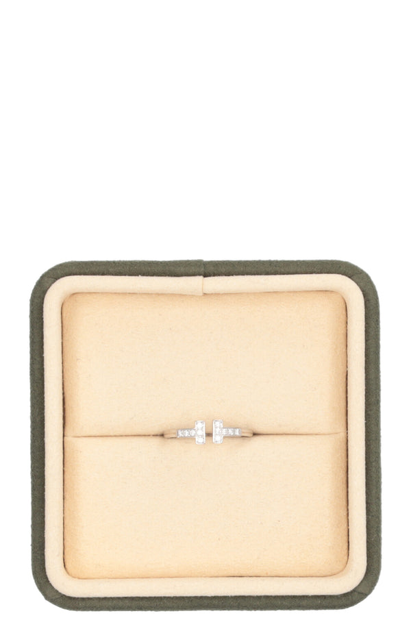 TIFFANY&CO. Bague T Diamants Or blanc