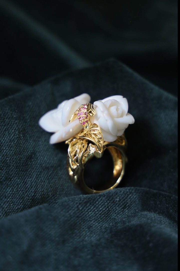CHRISTIAN DIOR Rose Pre Catelan Ring