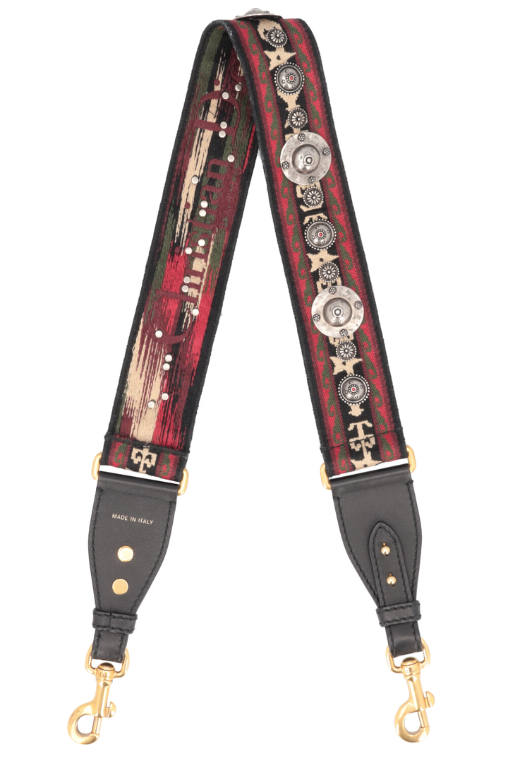 CHRISTIAN DIOR Shoulder Strap Medaillon Multicolor