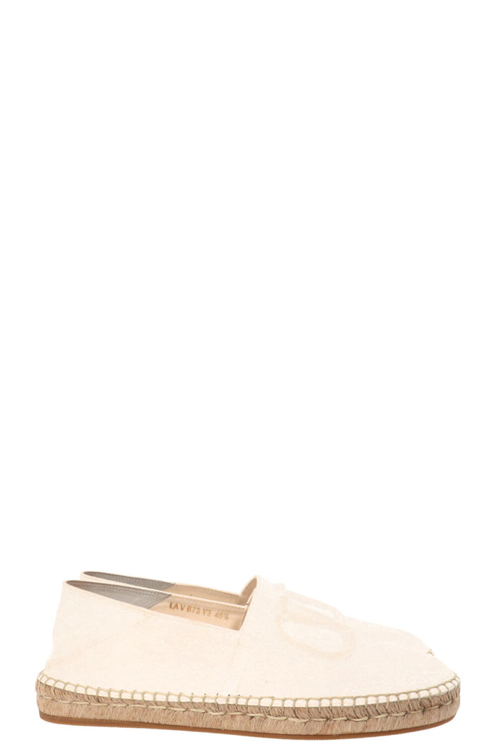 VALENTINO Espadrilles V Logo blanc