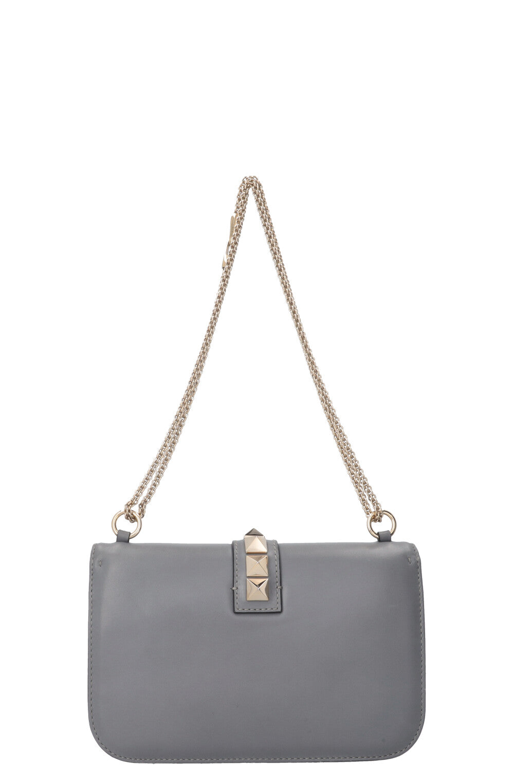 VALENTINO Glam Lock Bag Medium Grey