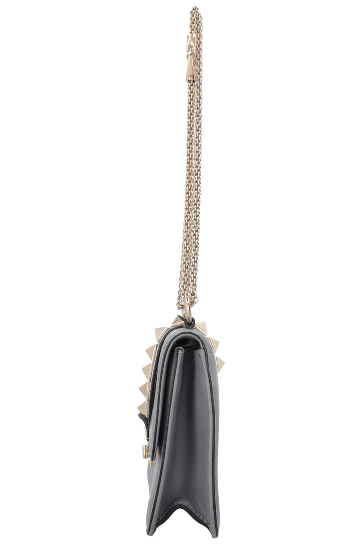 VALENTINO Glam Lock Bag Medium Grey