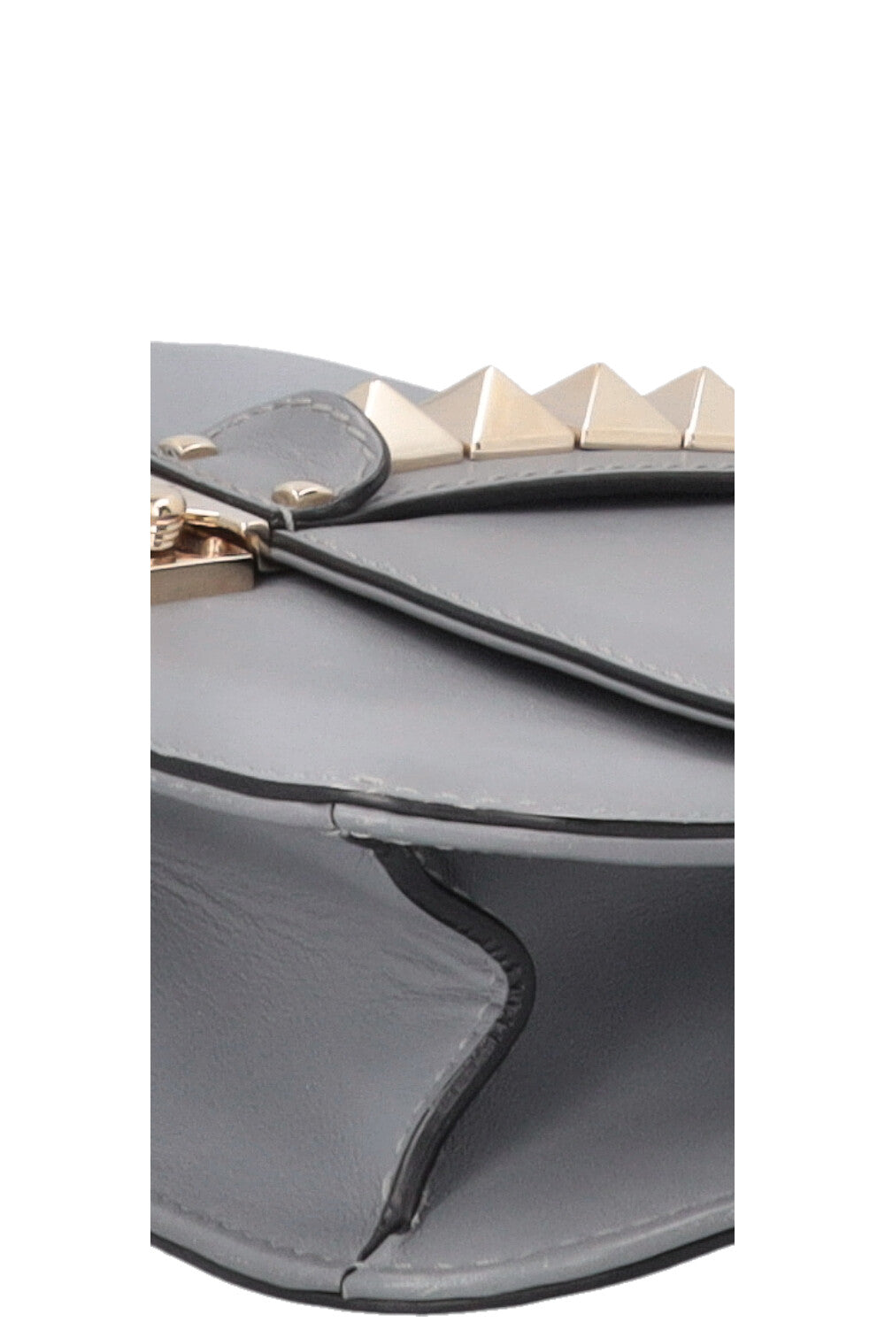 VALENTINO Glam Lock Bag Medium Grey