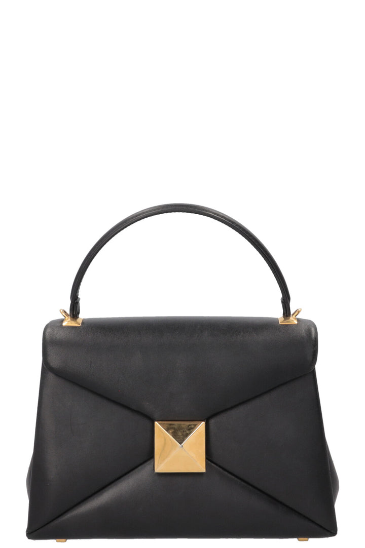 VALENTINO One Stud Top Handle Bag Black