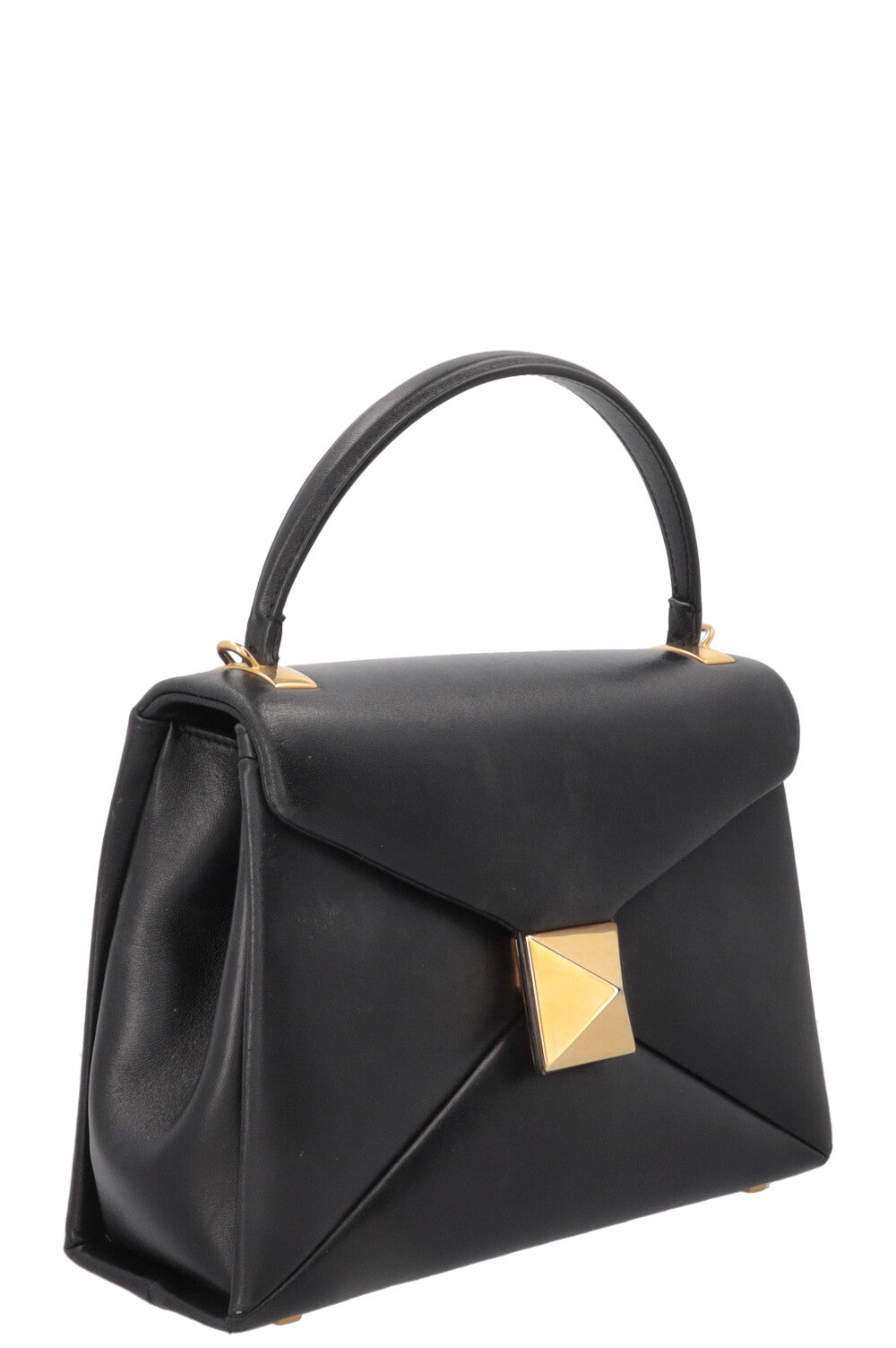 VALENTINO One Stud Top Handle Bag Black