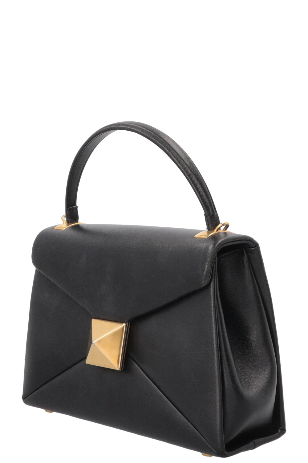 VALENTINO One Stud Top Handle Bag Black