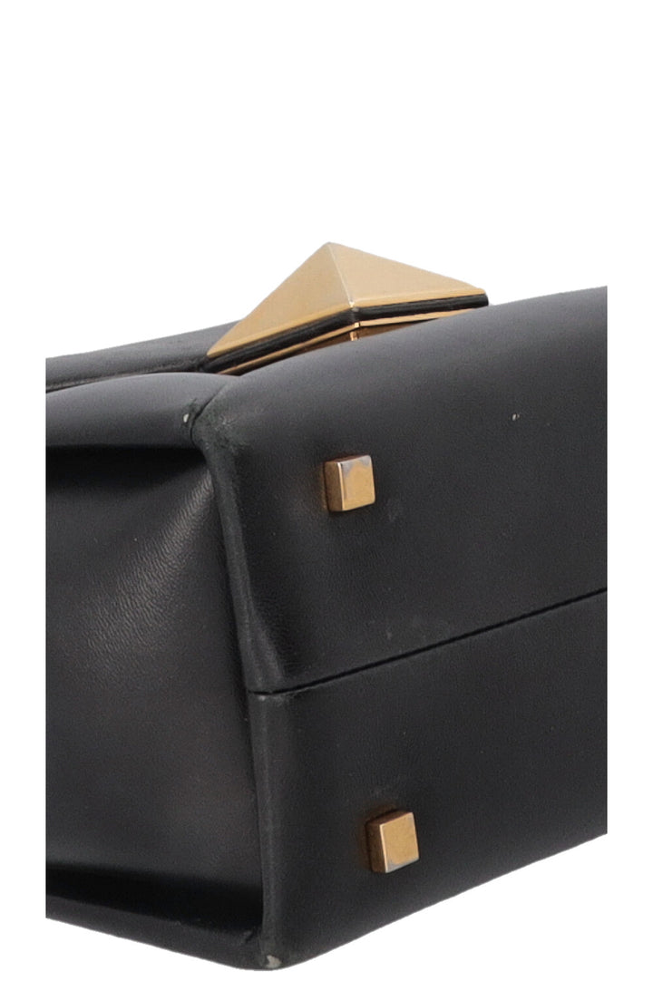 VALENTINO One Stud Top Handle Bag Black