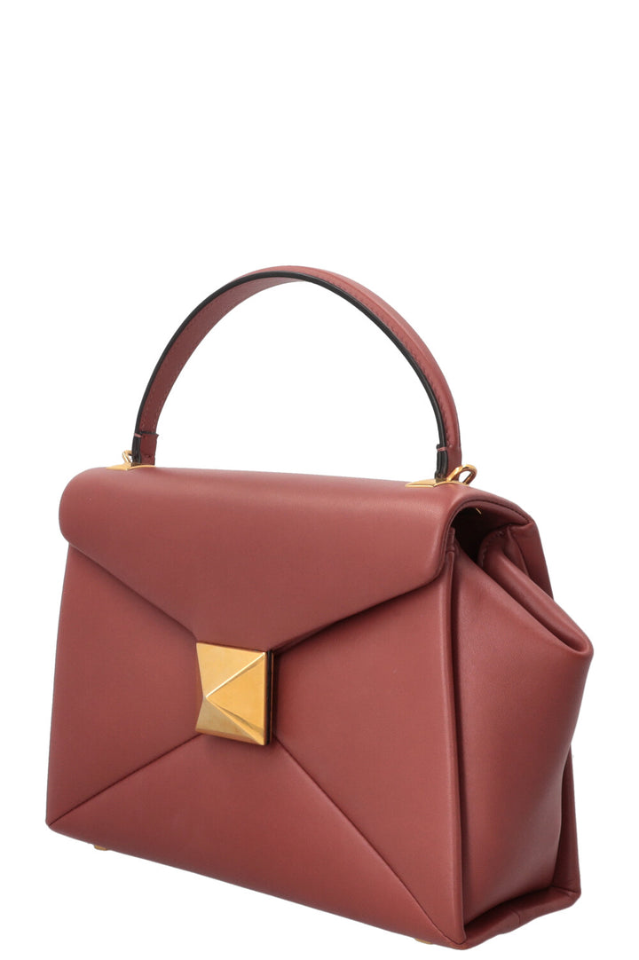 VALENTINO One Stud Top Handle Bag Blush