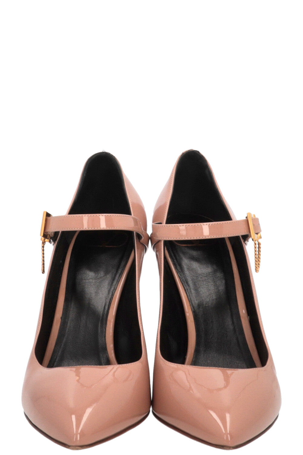 Escarpins vernis VALENTINO cuir beige rosé