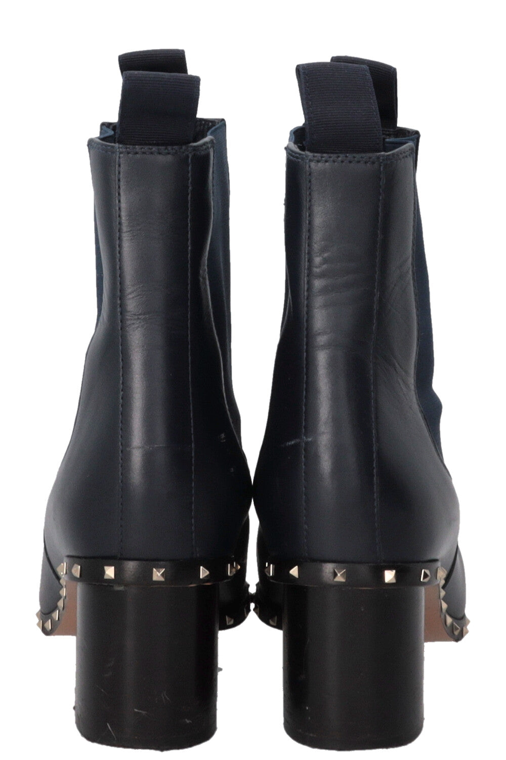 VALENTINO Rockstud Ankle Boots Navy