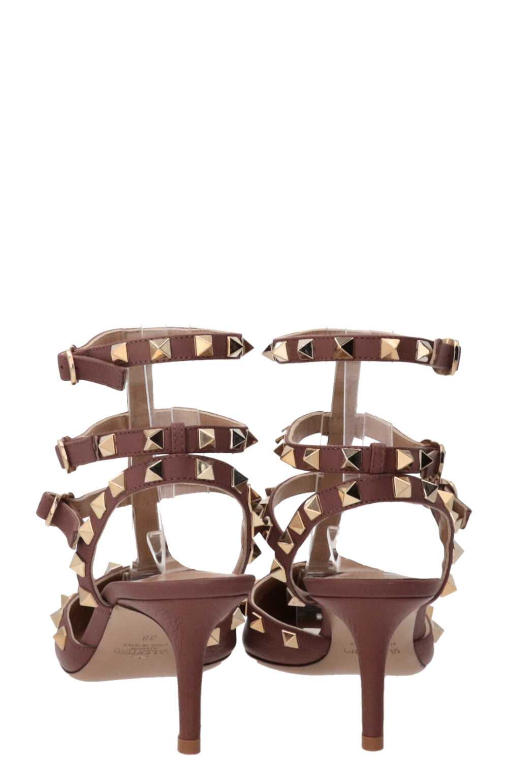 VALENTINO Rockstud Classic 65 Heels Leather Dusty Rose