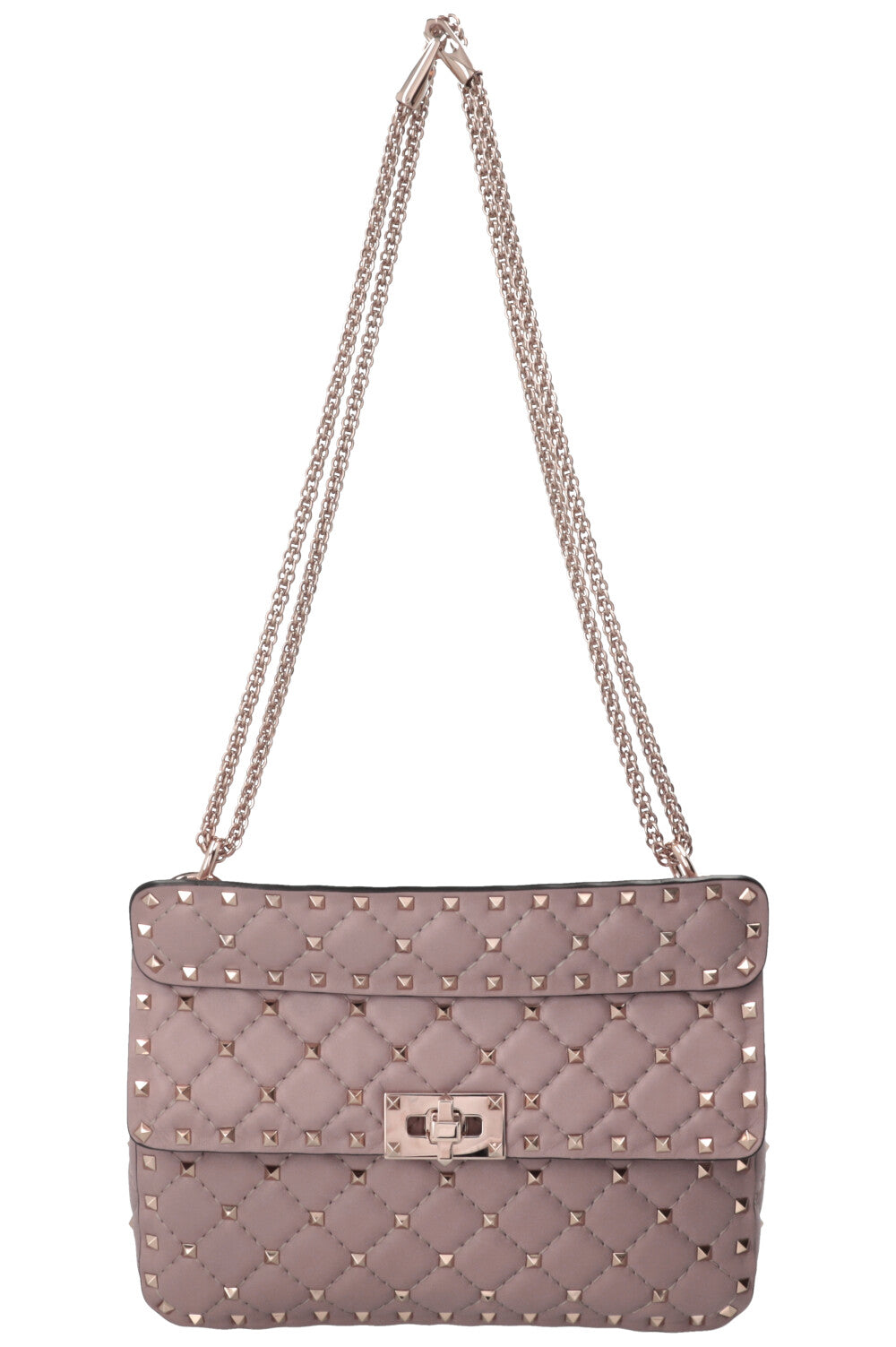VALENTINO Rockstud Crossbody Bag Medium Nude