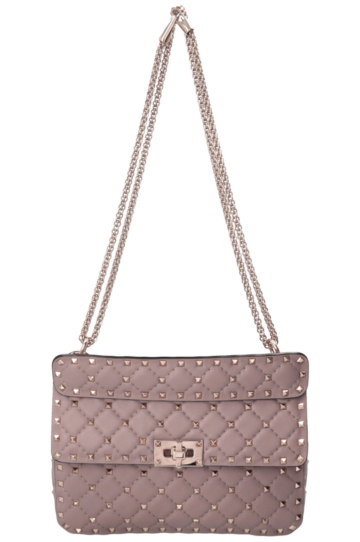 VALENTINO Rockstud Crossbody Bag Medium Nude
