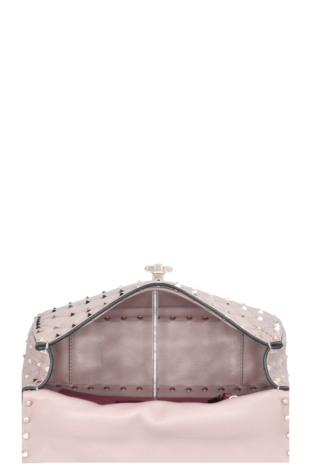 VALENTINO Rockstud Crossbody Bag Medium Nude