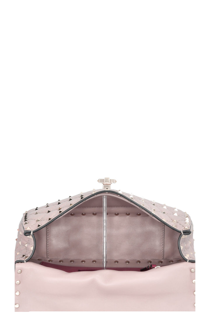 VALENTINO Rockstud Crossbody Bag Medium Nude