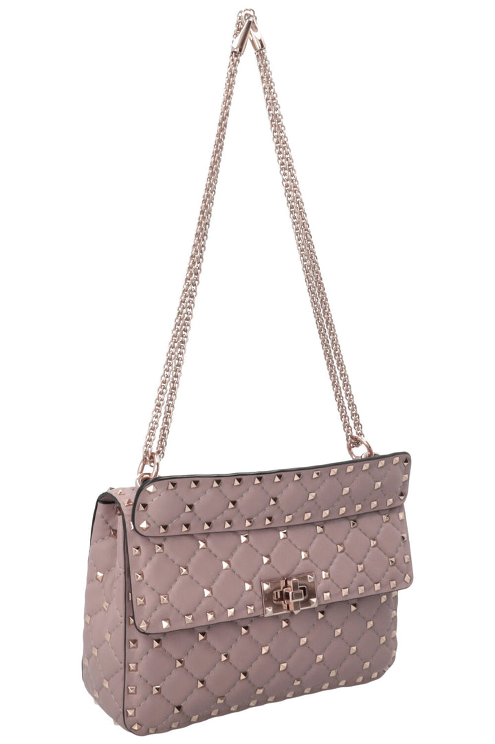VALENTINO Rockstud Crossbody Bag Medium Nude