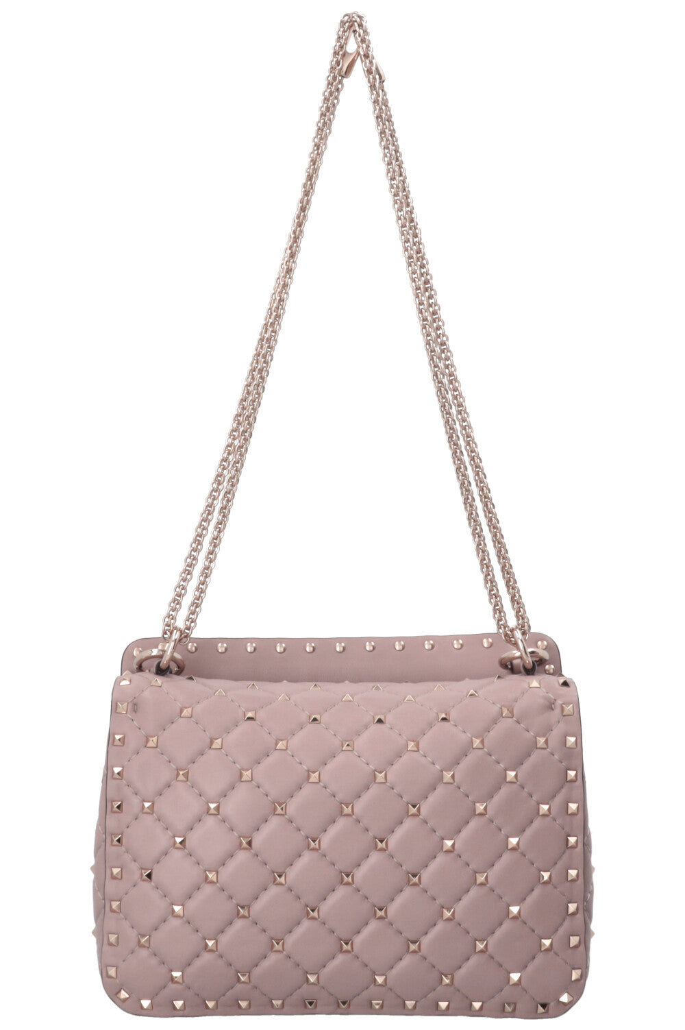 VALENTINO Rockstud Crossbody Bag Medium Nude