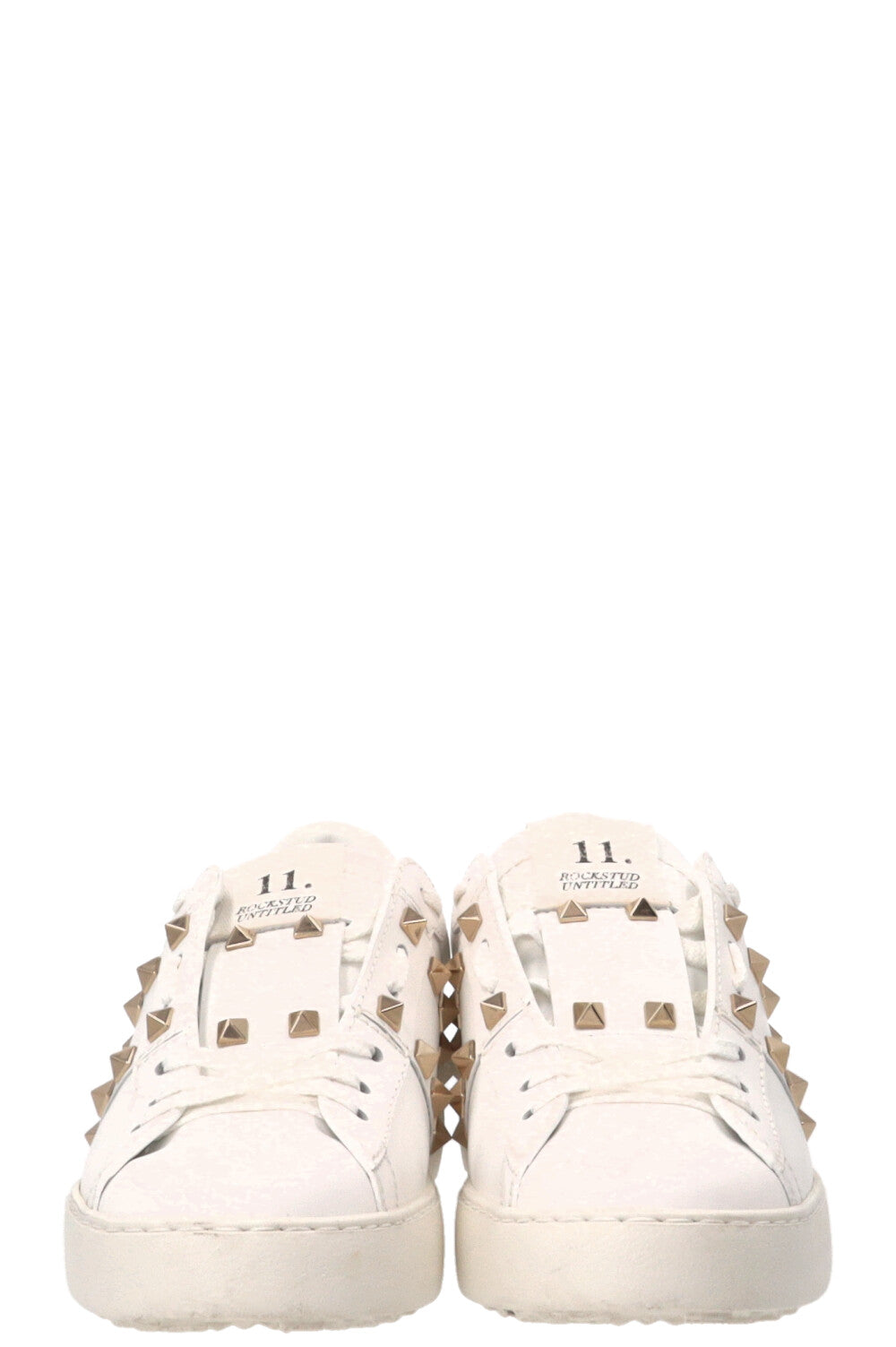 VALENTINO Rockstud Sneakers Leather White