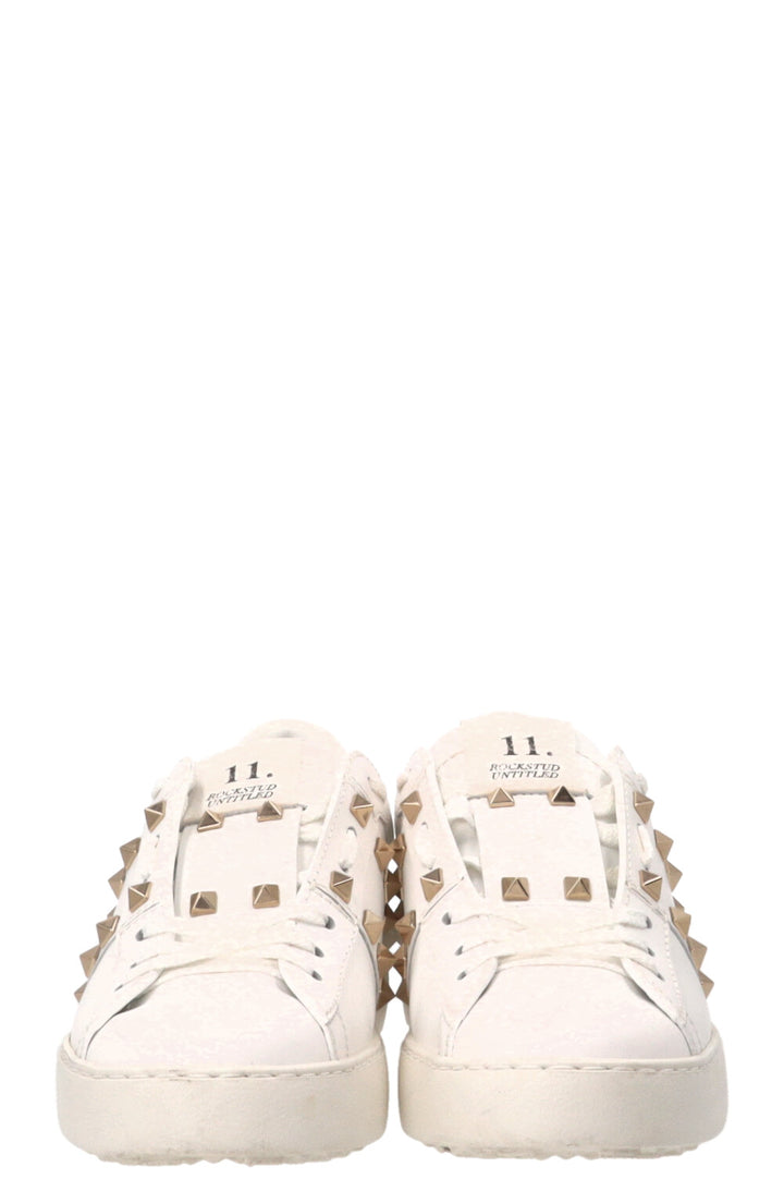 VALENTINO Rockstud Sneakers Leather White