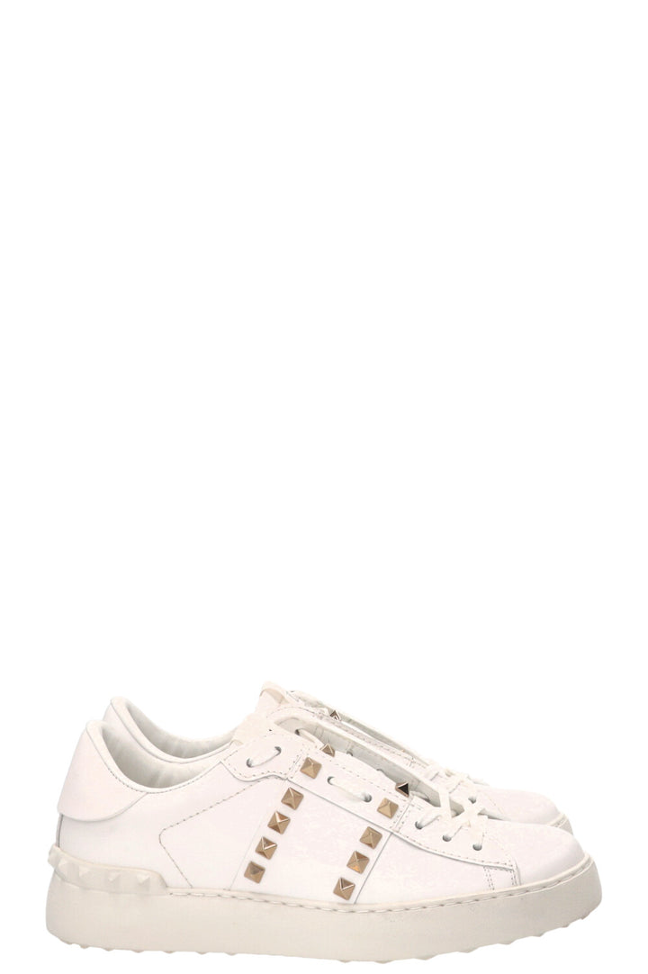 VALENTINO Rockstud Sneakers Leather White