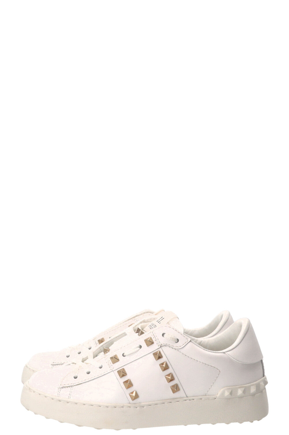 VALENTINO Rockstud Sneakers Leather White