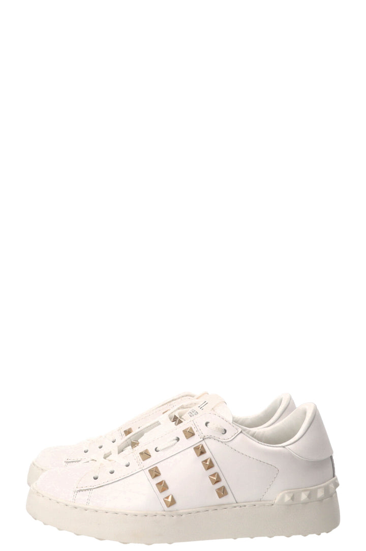 VALENTINO Rockstud Sneakers Leather White