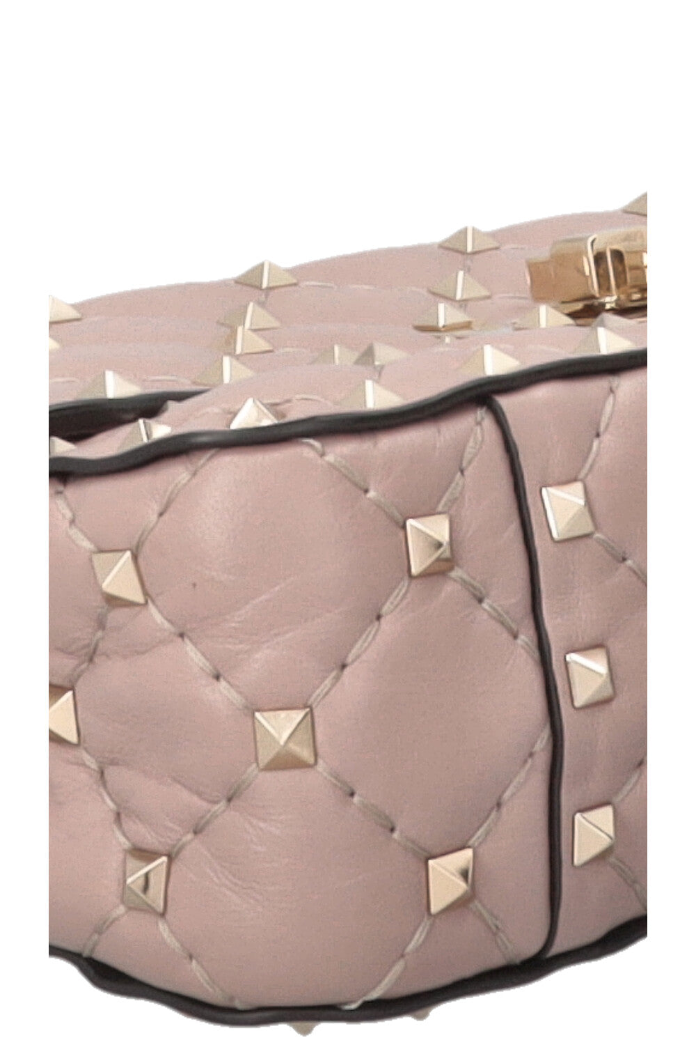 VALENTINO Rockstud Spike Bag Small Nappa Nude