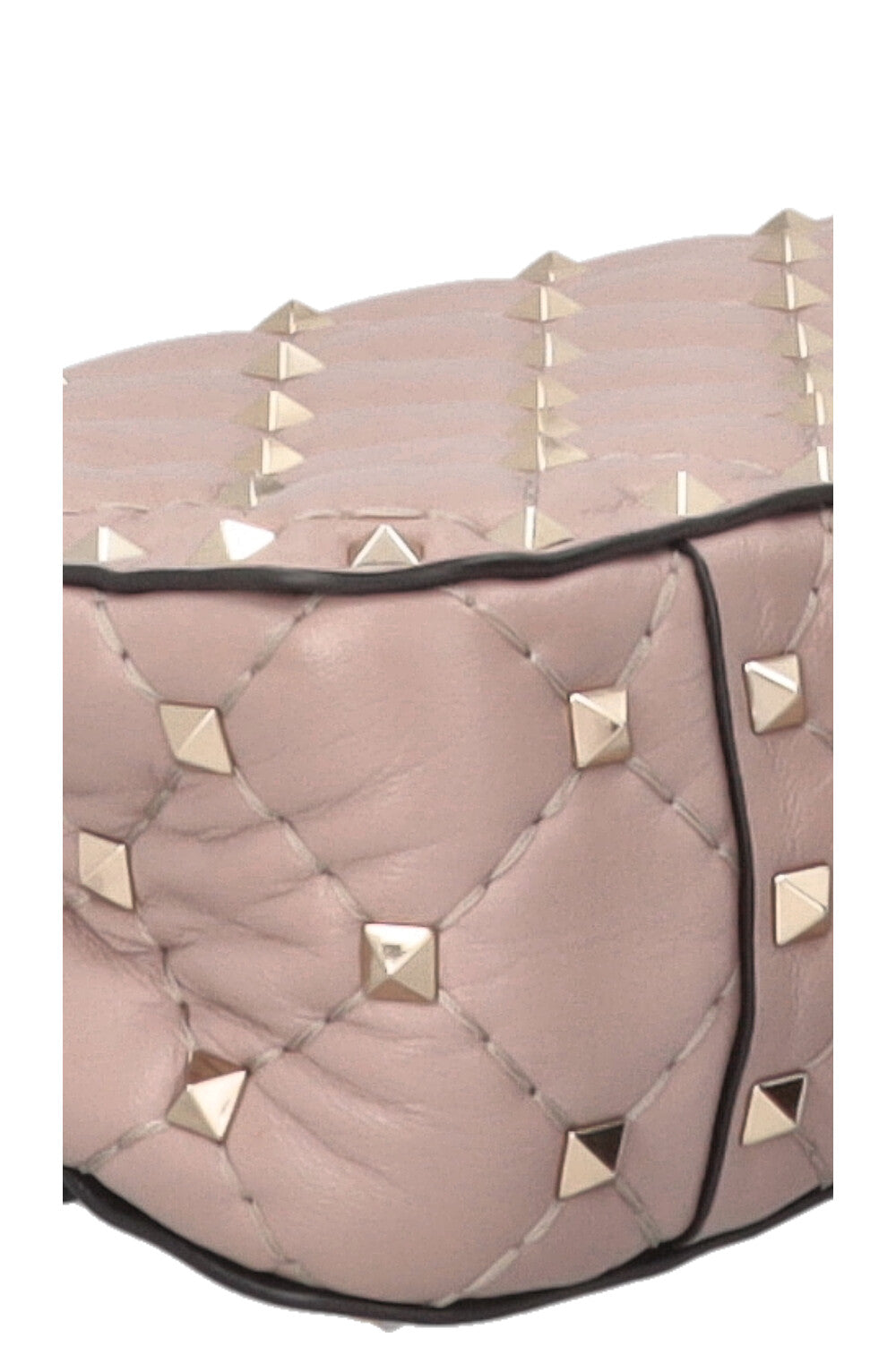 VALENTINO Rockstud Spike Bag Small Nappa Nude