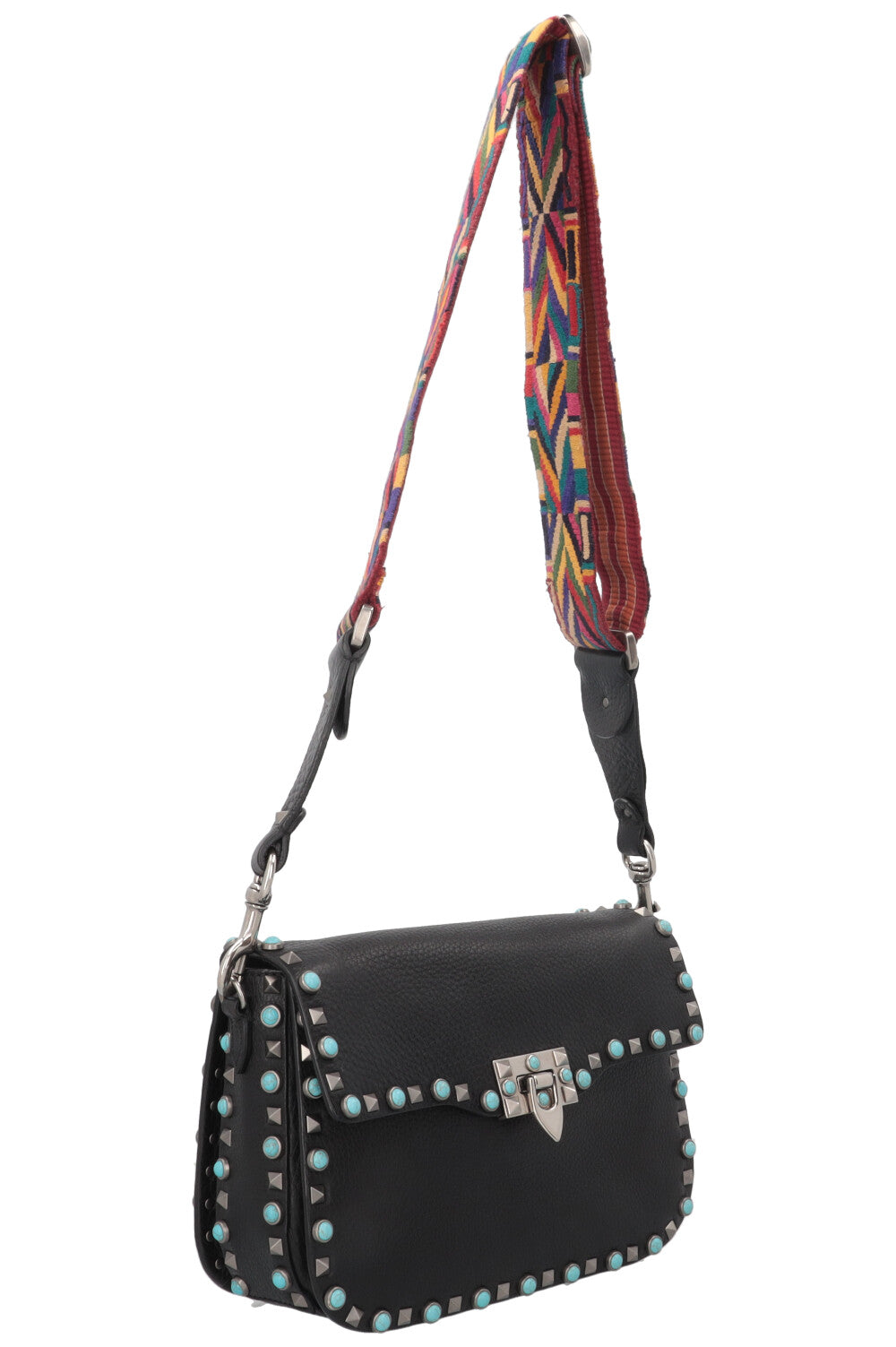 VALENTINO Sac à bandoulière Rolling Rockstud Noir