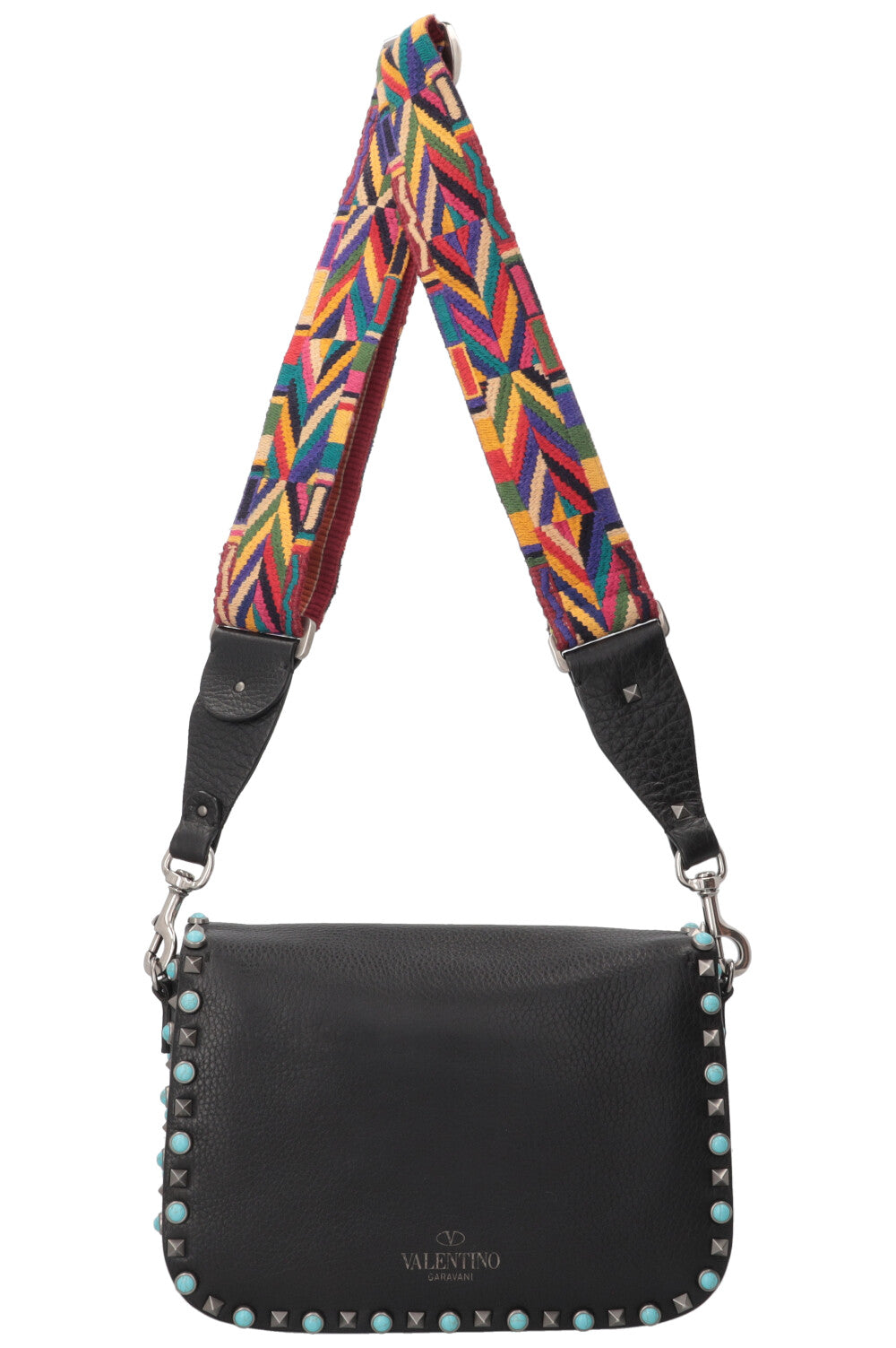 VALENTINO Sac à bandoulière Rolling Rockstud Noir