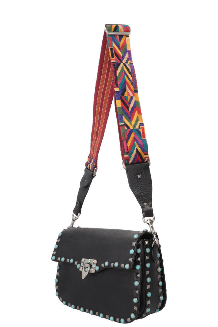 VALENTINO Sac à bandoulière Rolling Rockstud Noir
