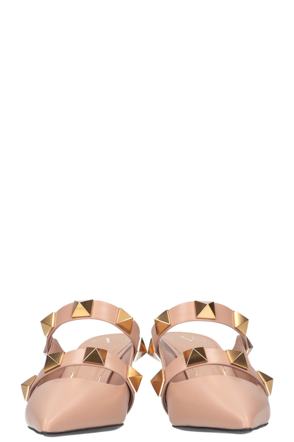 VALENTINO Roman Stud Mules Rose