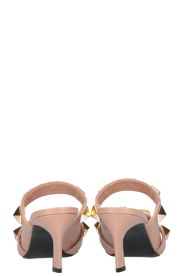 VALENTINO Roman Stud Mules Rose