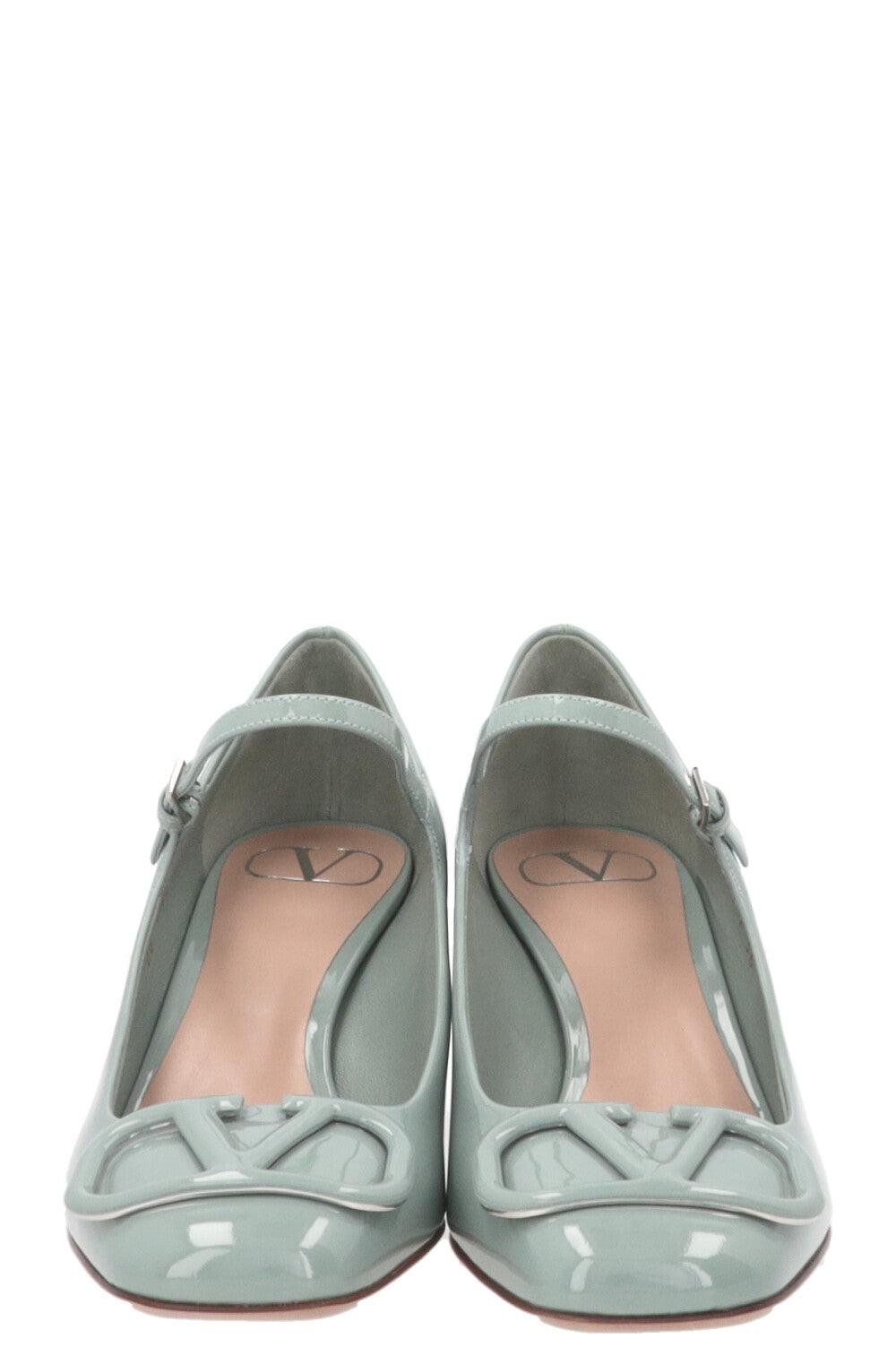 VALENTINO VLogo Mary-Jane Heels Sage