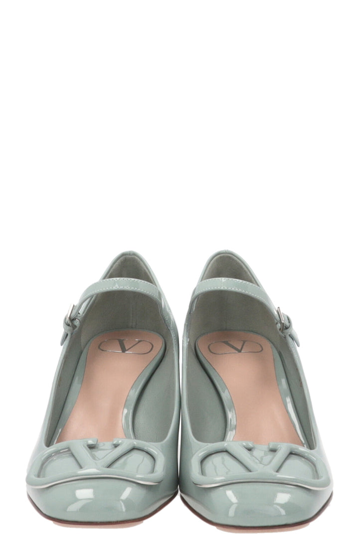 VALENTINO VLogo Mary-Jane Heels Sage