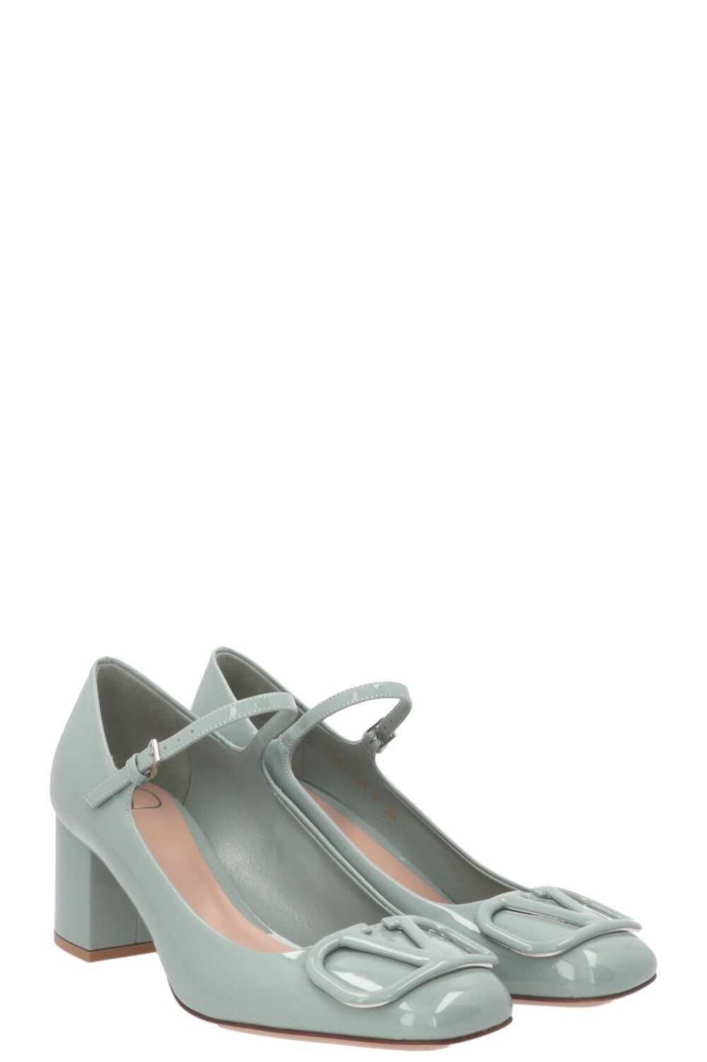 VALENTINO VLogo Mary-Jane Heels Sage