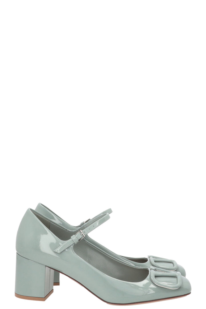 VALENTINO VLogo Mary-Jane Heels Sage