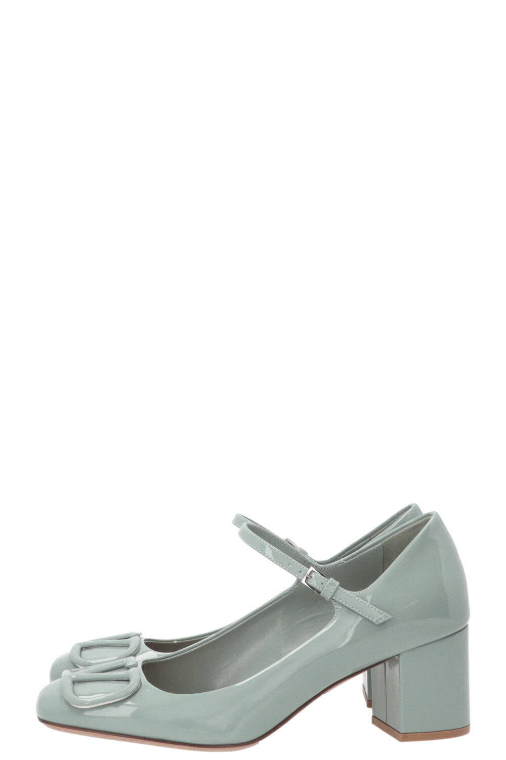 VALENTINO VLogo Mary-Jane Heels Sage