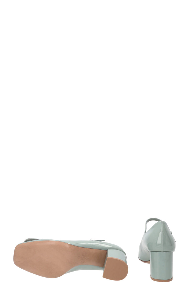 VALENTINO VLogo Mary-Jane Heels Sage