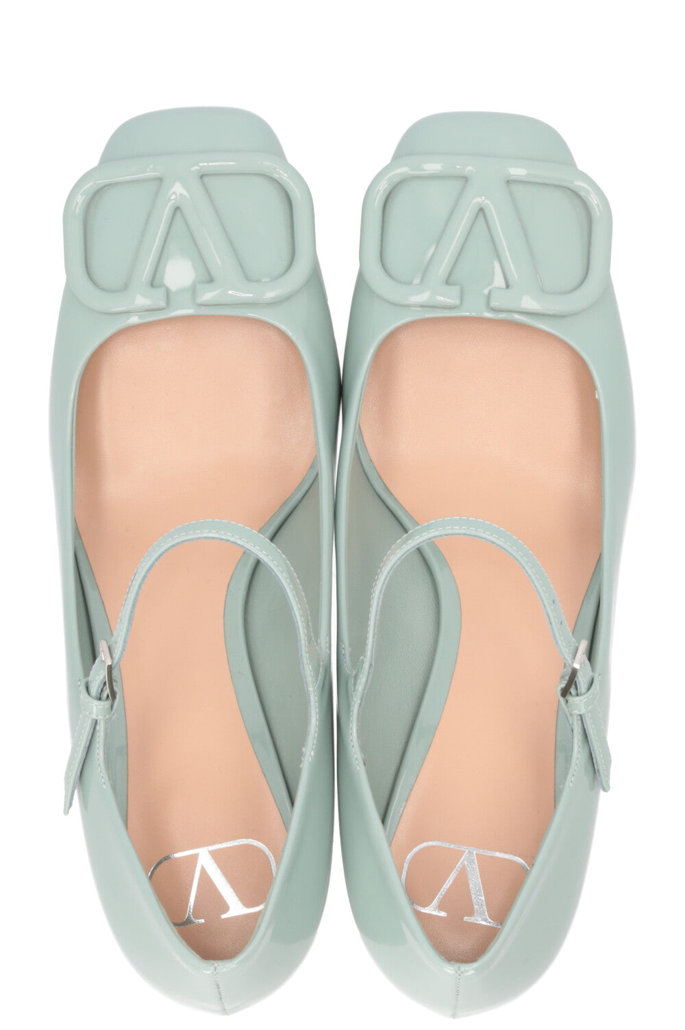 VALENTINO VLogo Mary-Jane Heels Sage
