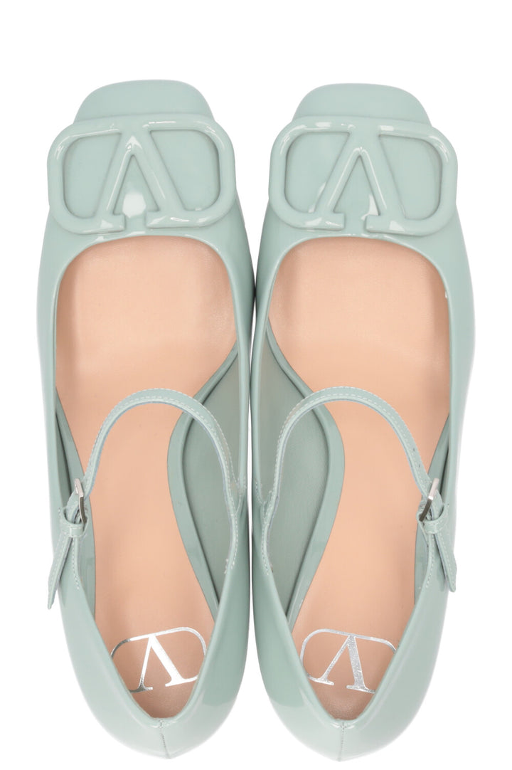 VALENTINO VLogo Mary-Jane Heels Sage