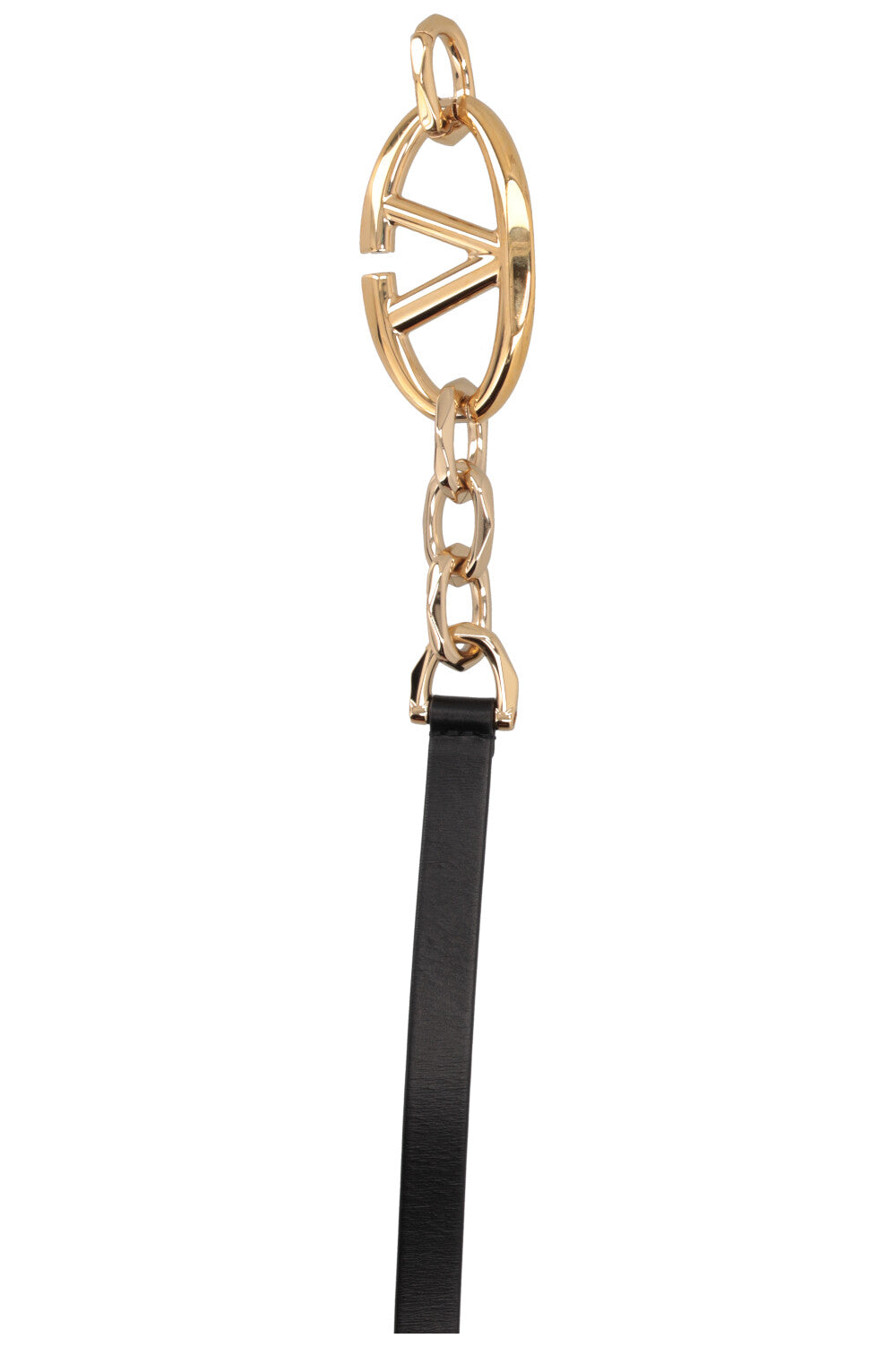 Ceinture de taille VALENTINO VLogo Signature Chain Cuir Doré