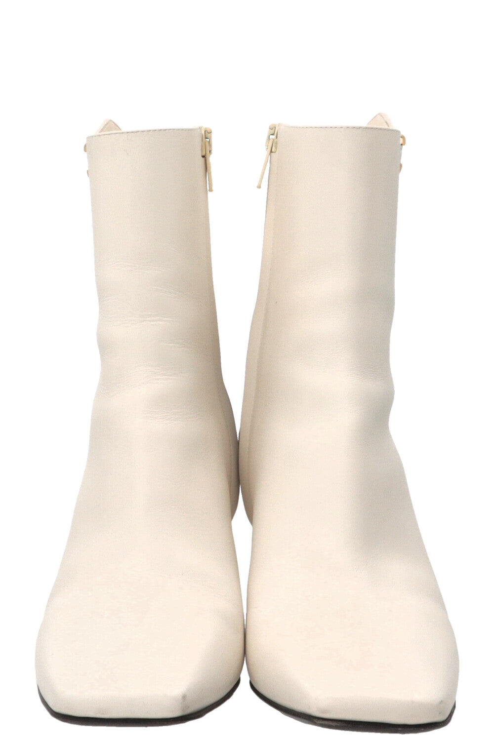 VALENTINO VLogo The Bold Edition Ankle Boots Leather White