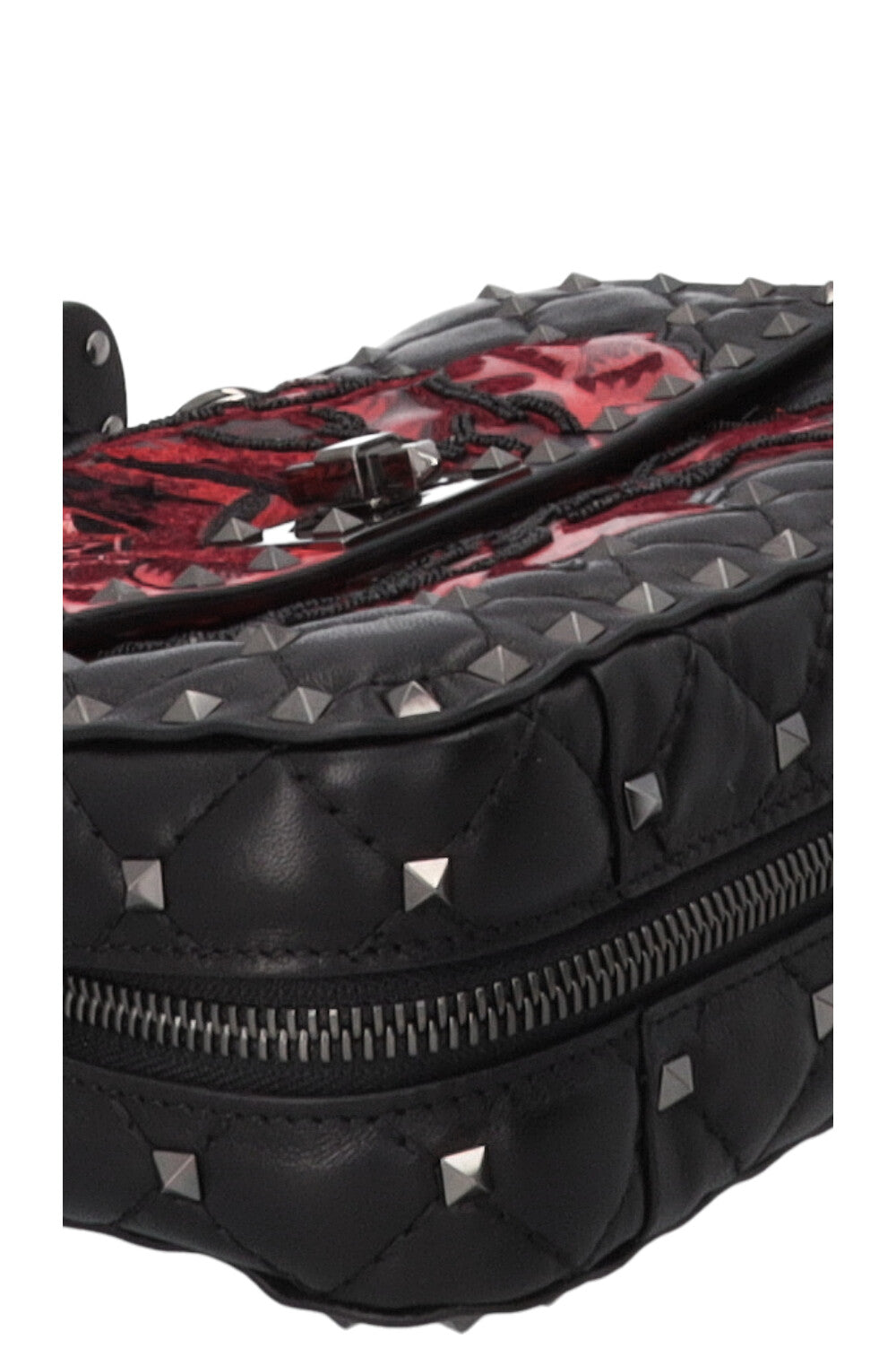 Sac bandoulière Rockstud orné de roses VALENTINO X Undercover
