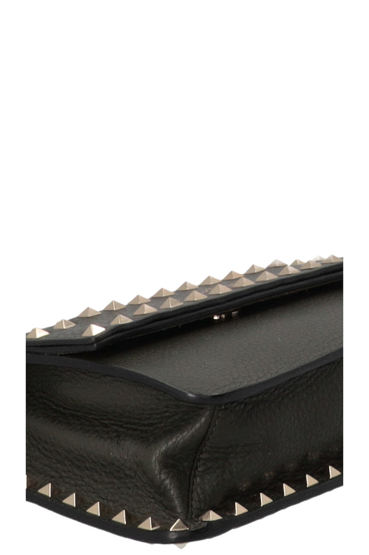 VALENTINO Rockstud Crossbody Flap Bag Green